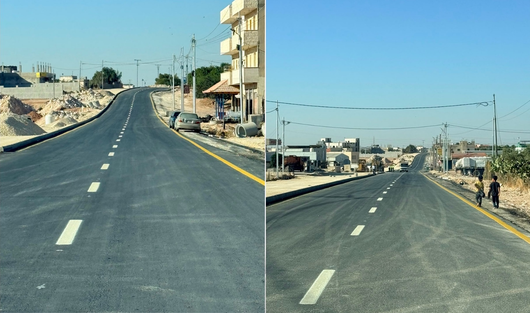 مادبا: افتتاح المسرب الأيسر من الطريق الملوكي باتجاهين