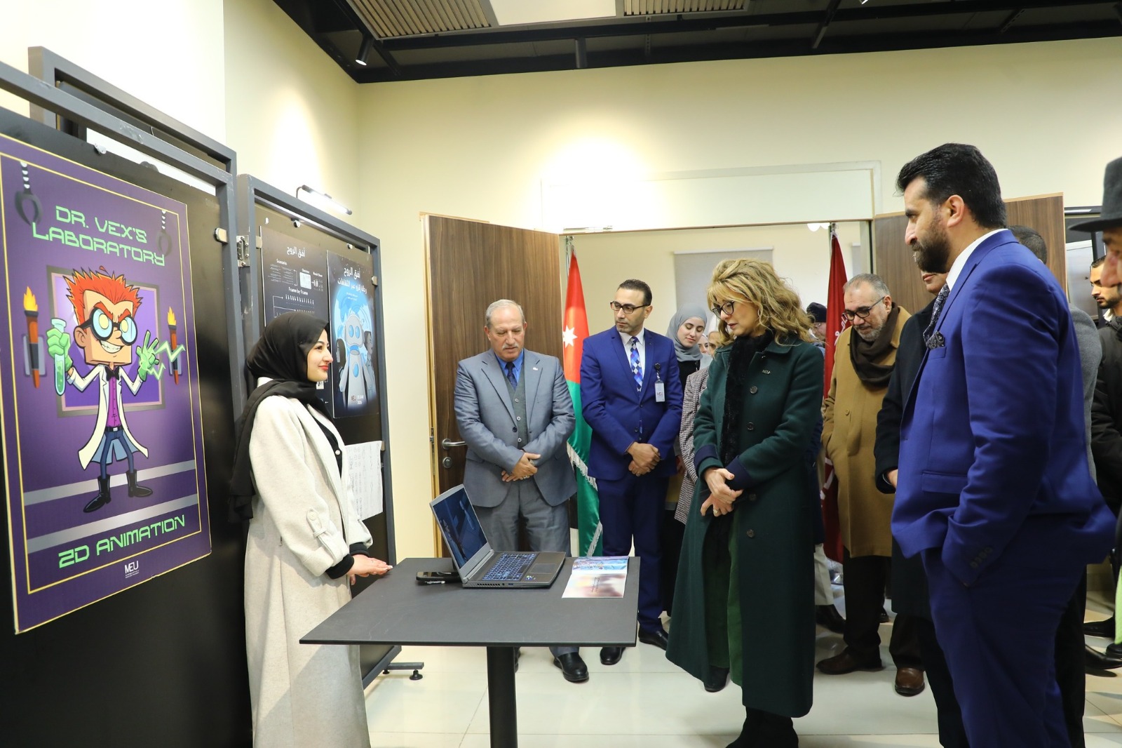 جامعة الشرق الأوسط تختتم معرضًا للرسوم المتحركة