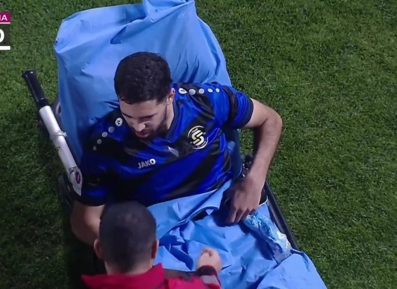 إصابة اللاعب علي علوان بقطع في أربطة الكاحل