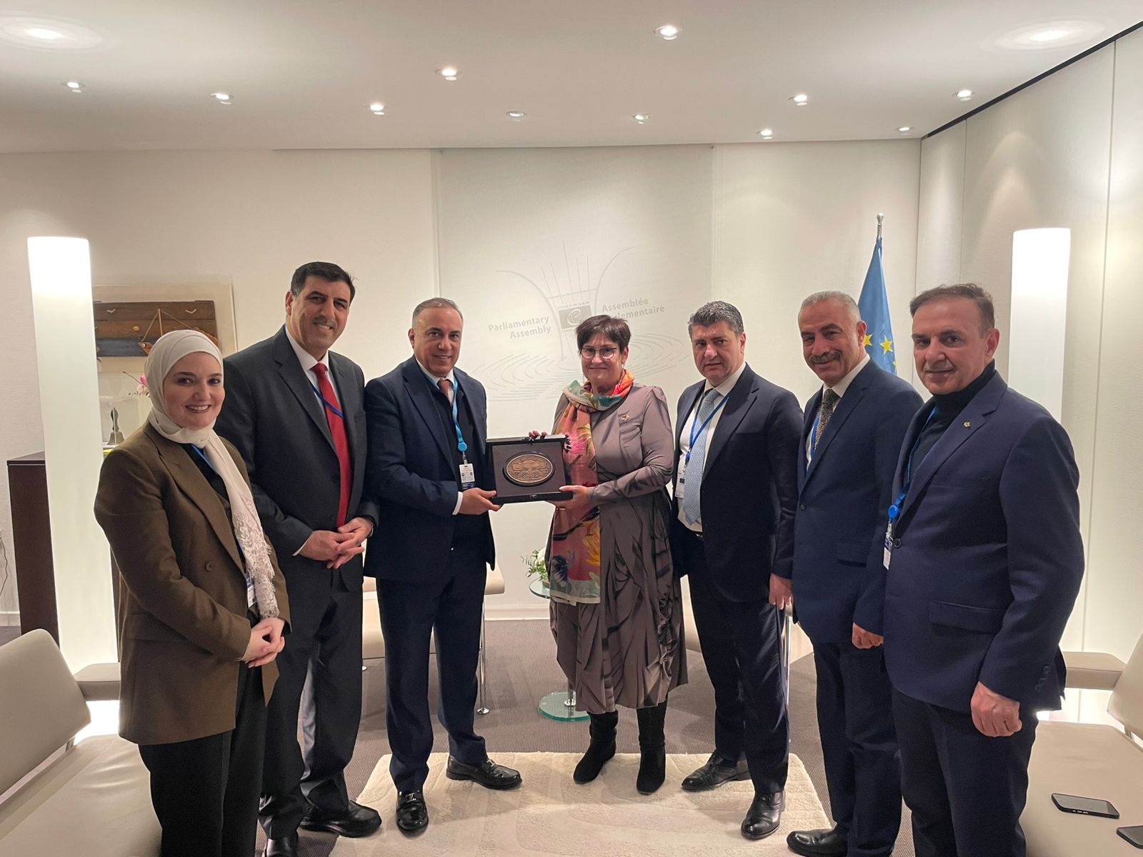 وفد برلماني أردني يلتقي رئيسة الجمعية البرلمانية لمجلس أوروبا