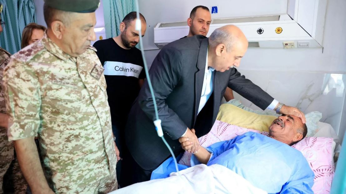 رئيس النواب يزور مصابي جريمة الكرك الإرهابية