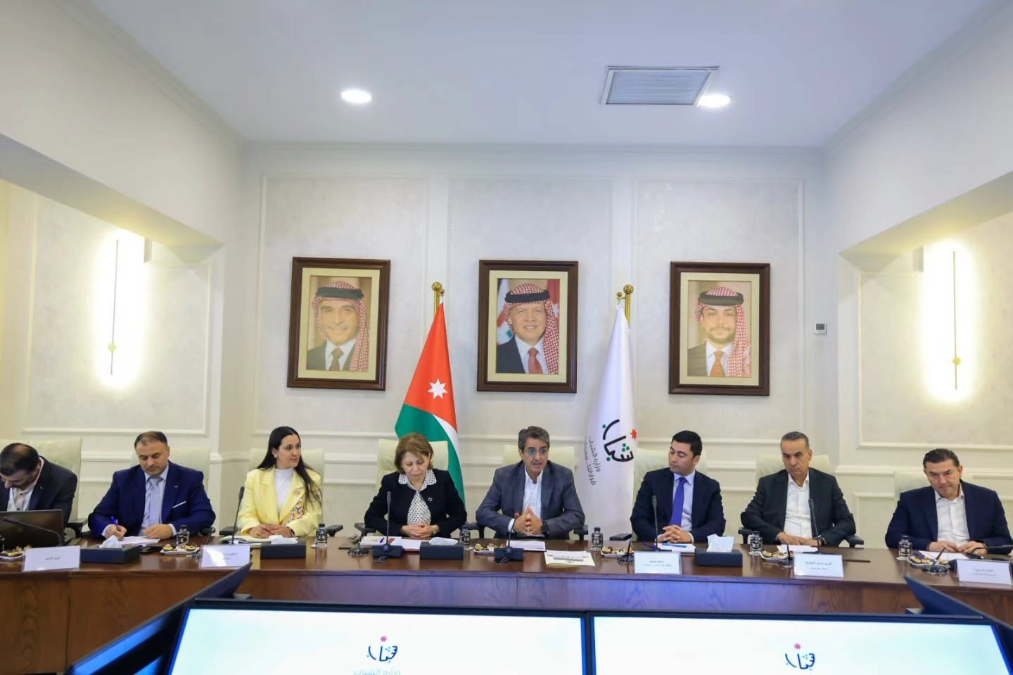 العدوان والبلبيسي يطلعان على تقييم الثقافة المؤسسية في وزارة الشباب