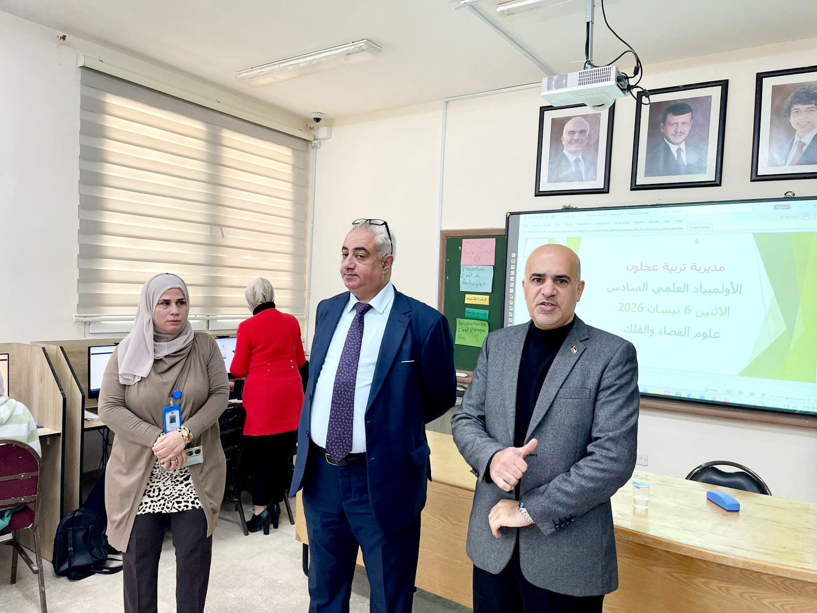 جويعد يتابع سير اختبار الأولمبياد العلمي السادس 