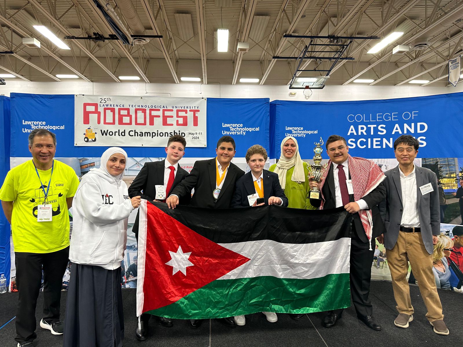 المدارس الأردنية تتصدر المراكز الأولى في البطولة العالمية للروبت