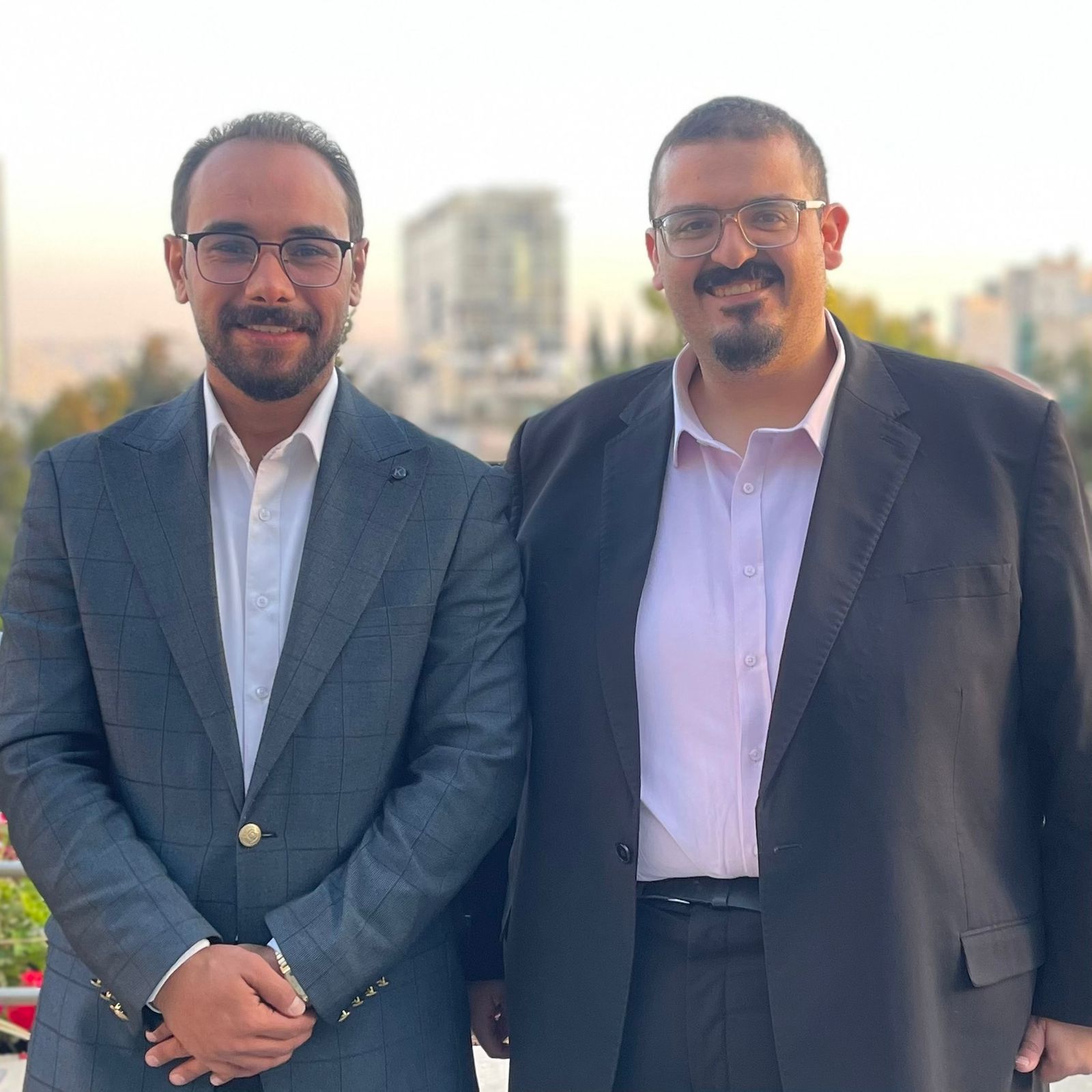 المهندس أبو عرابي يهنئ المهندس وهبة