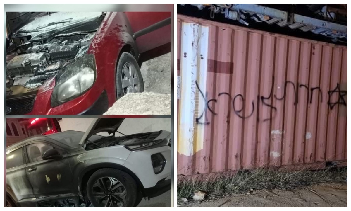 متسوطنون يحرقون مركبتين في هجوم على بلدة برام الله 