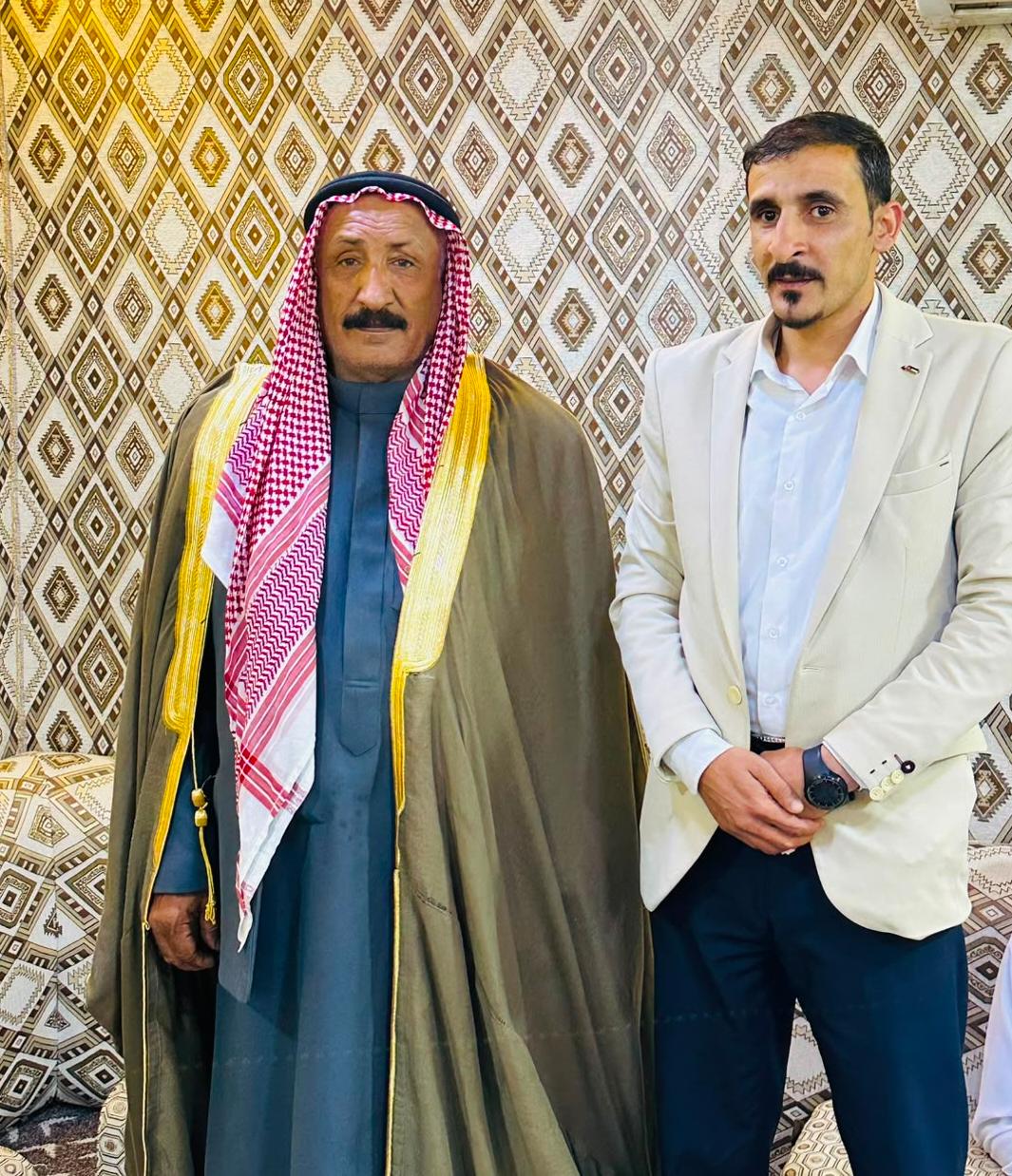 الغنميين يلتقي شيخ قبيلة الحويطات 