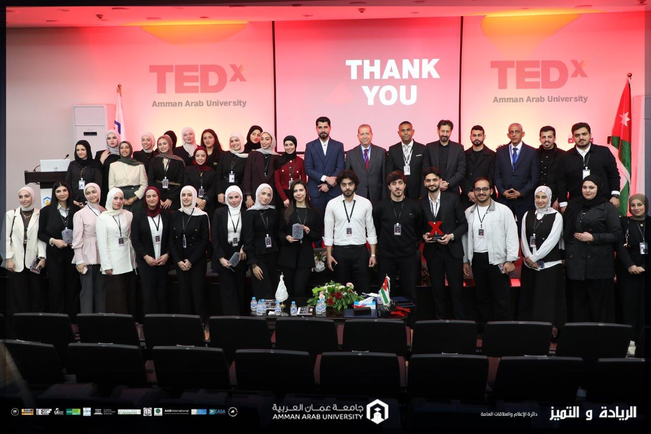  فعالية TEDx في جامعة عمان العربية : من الإلهام إلى التغيير 