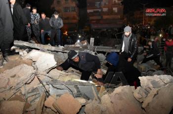 الصحة السورية: 516 إصابة و111 وفاة في جراء الزلزال