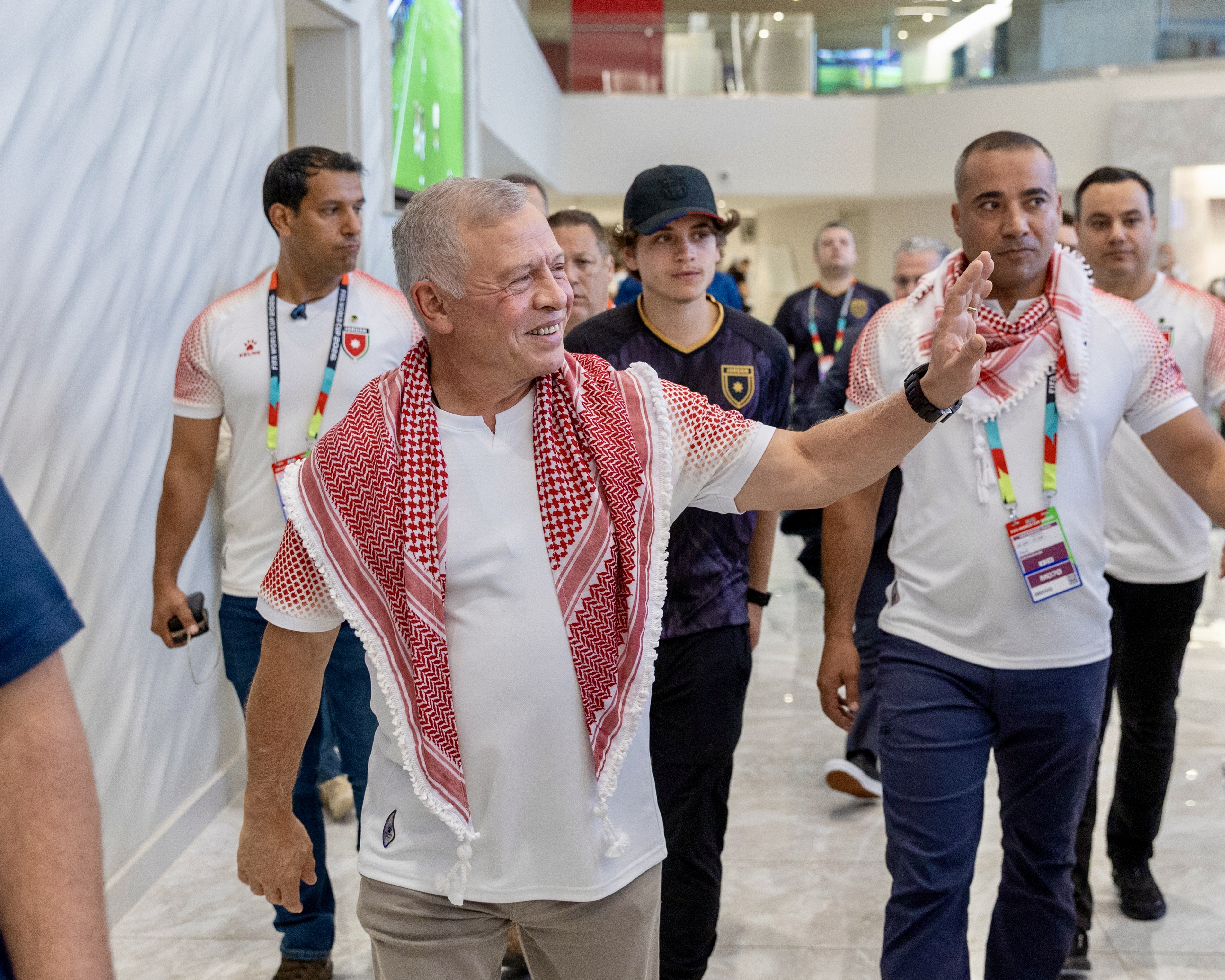 الملك للنشامى: الوطن يباهي بكم ..  والجماهير عكست أجمل الصور