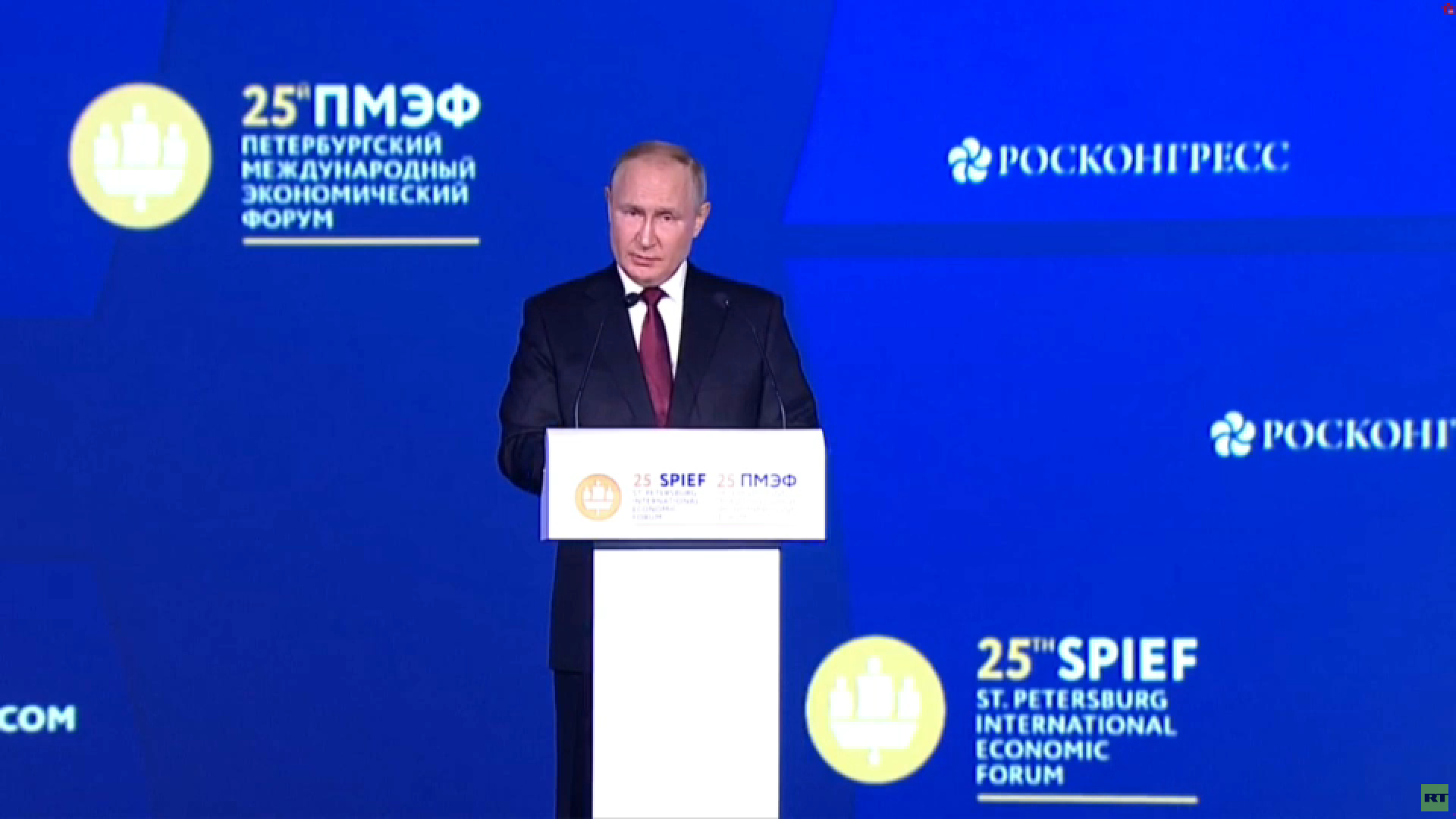 بوتين يؤكد أهمية وجود نظام عادل للعلاقات الدولية