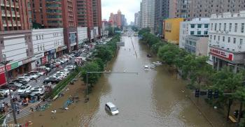 ارتفاع عدد ضحايا الفيضانات في الصين إلى 17 شخصا