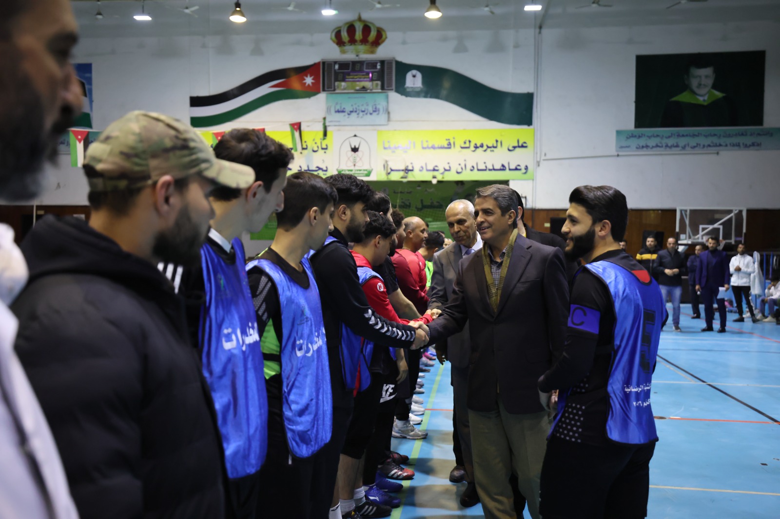 العدوان يطلق منافسات بطولة المراكز الشبابية الرمضانية لخماسيات الكرة