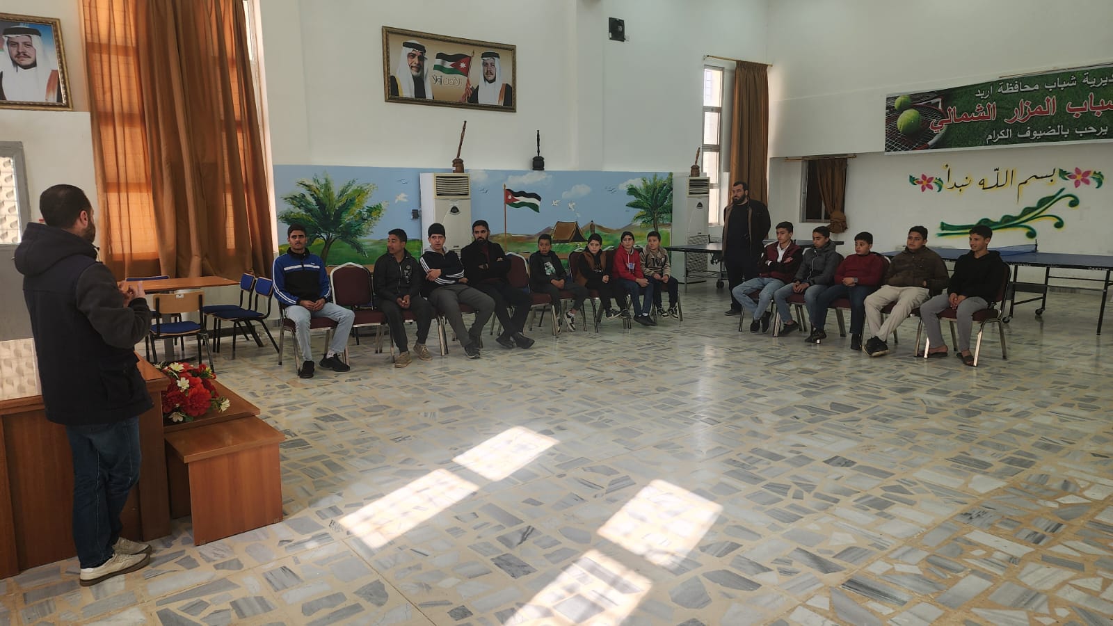 مركز شباب المزار الشمالي يناقش خطة عام 2026 مع الهيئة العامة