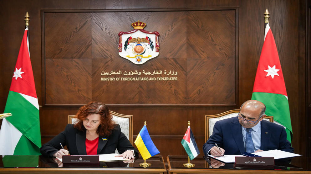 اتفاق أردني أوكراني لإعفاء حملة الجوازات الدبلوماسية من متطلبات التأشيرة 