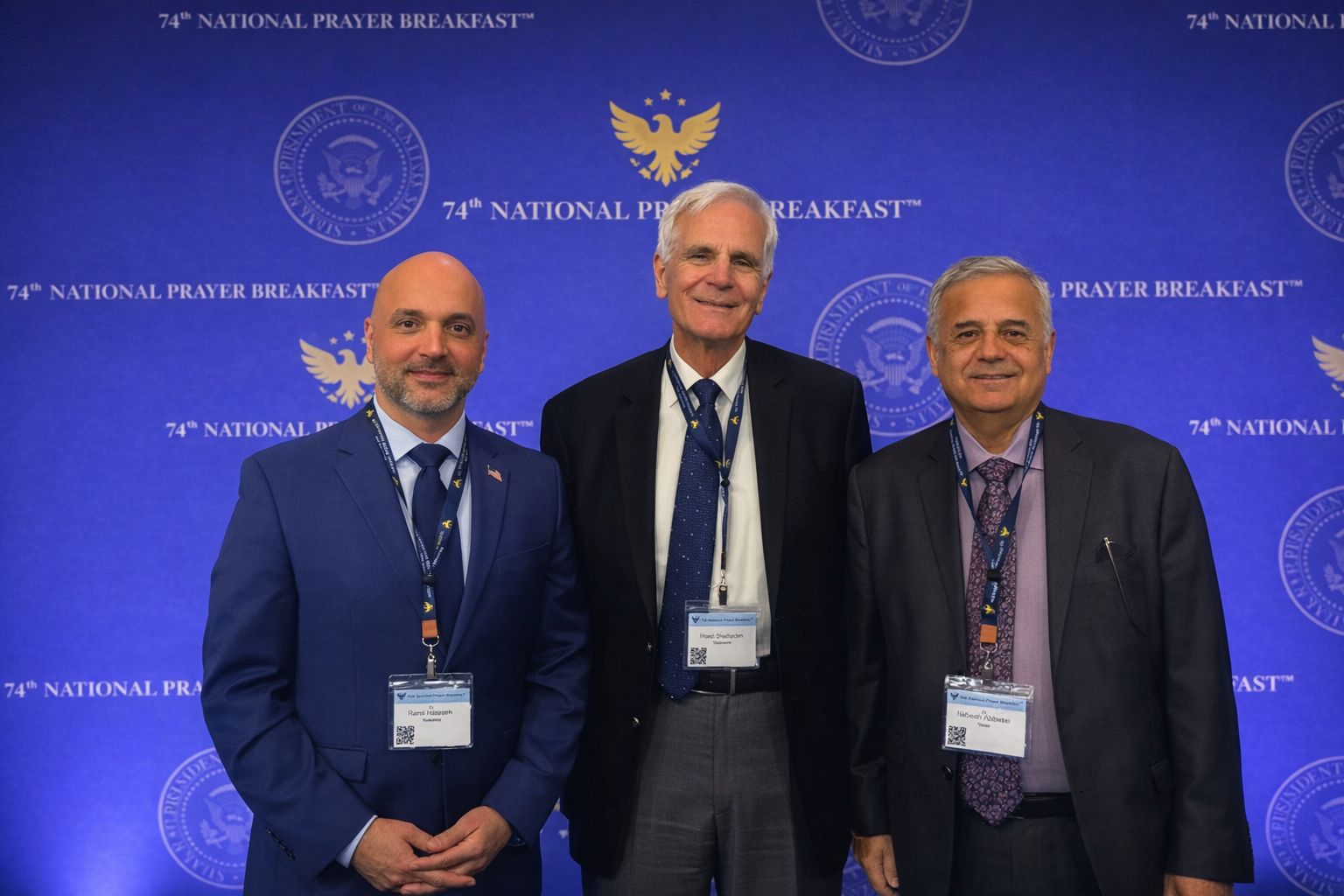 رئيس وأعضاء الكنيسة المعمدانية الأردنية يشاركون في إفطار الصلاة الرئاسي الامريكي 