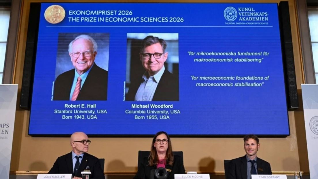 الأمريكيان هول وودفورد يفوزان بجائزة نوبل في الاقتصاد لعام 2026