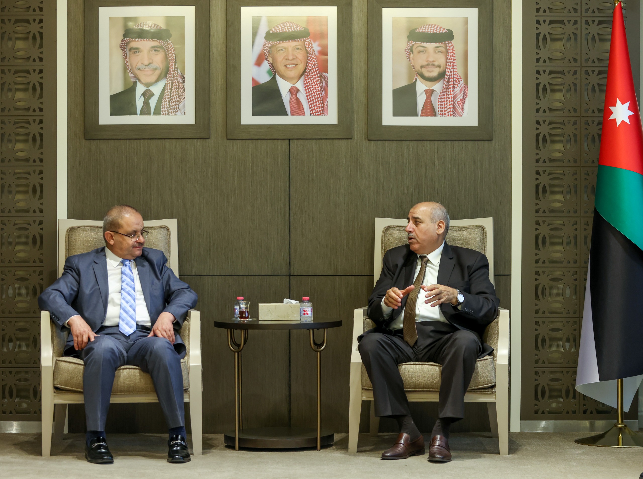 القاضي يلتقي رئيس وأعضاء الهيئة الأردنية للمبادرات الوطنية