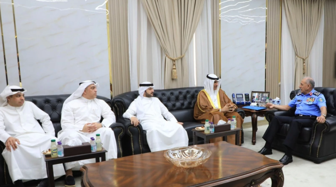 اللواء المعايطة يبحث والسفير الكويتي تعزيز التعاون الأمني والشرطي
