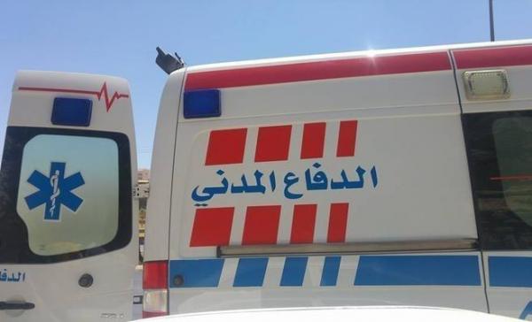 إصابة بتدهور مركبة على الطريق الصحراوي