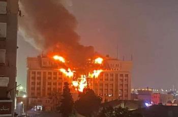 مصر: عشرات المصابين بحريق كبير اندلع في مديرية أمن الإسماعيلية
