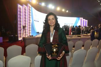 جويحان أول أردنية تحصد جائزة الدوحة العالمية لحوار الاديان