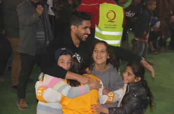 قطر الخيرية وشركاؤها يقيمون أمسية فنية في مخيم الزعتري صور