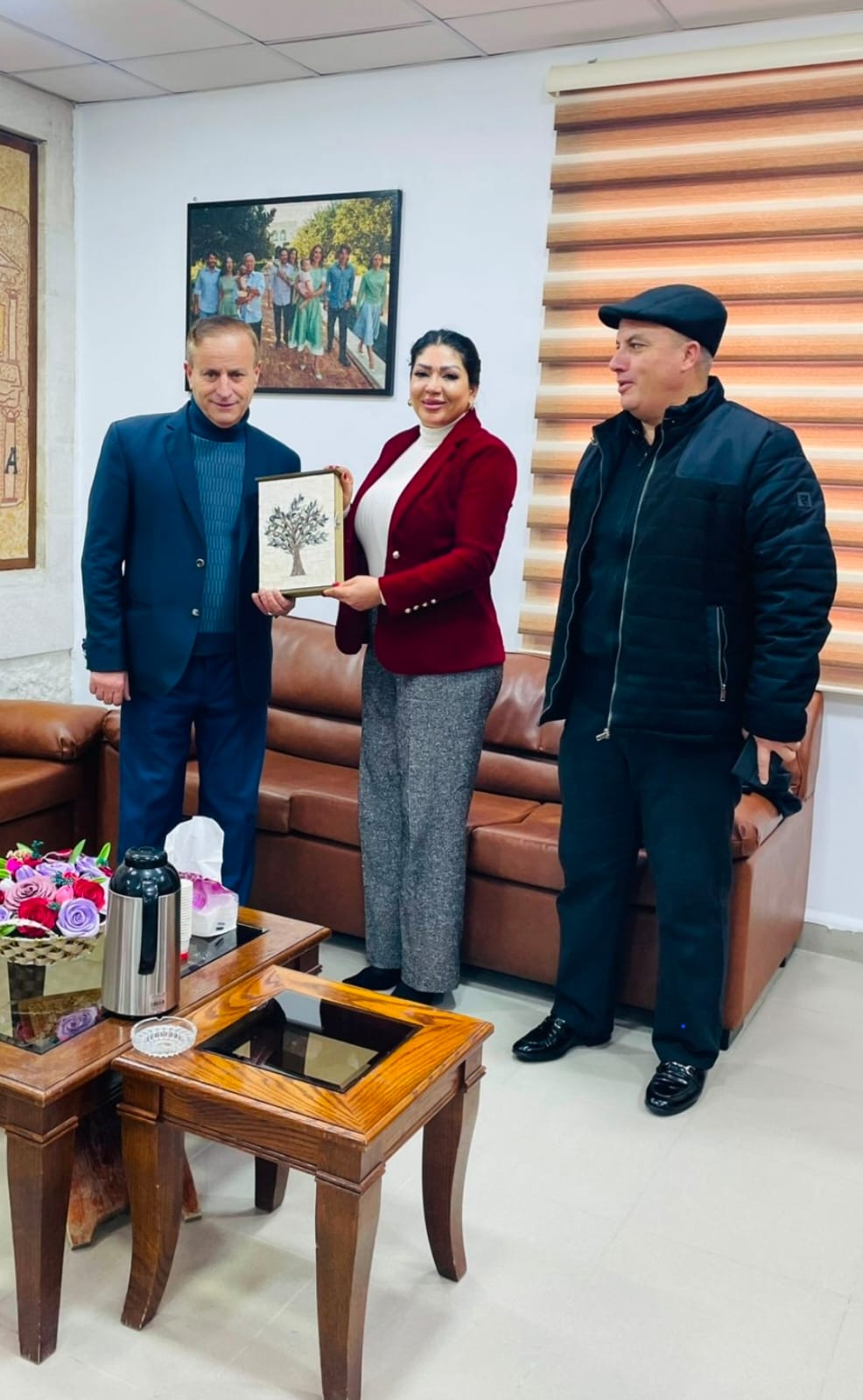 مساواة تكرم عميد معهد فن الفسيفساء والترميم في مادبا