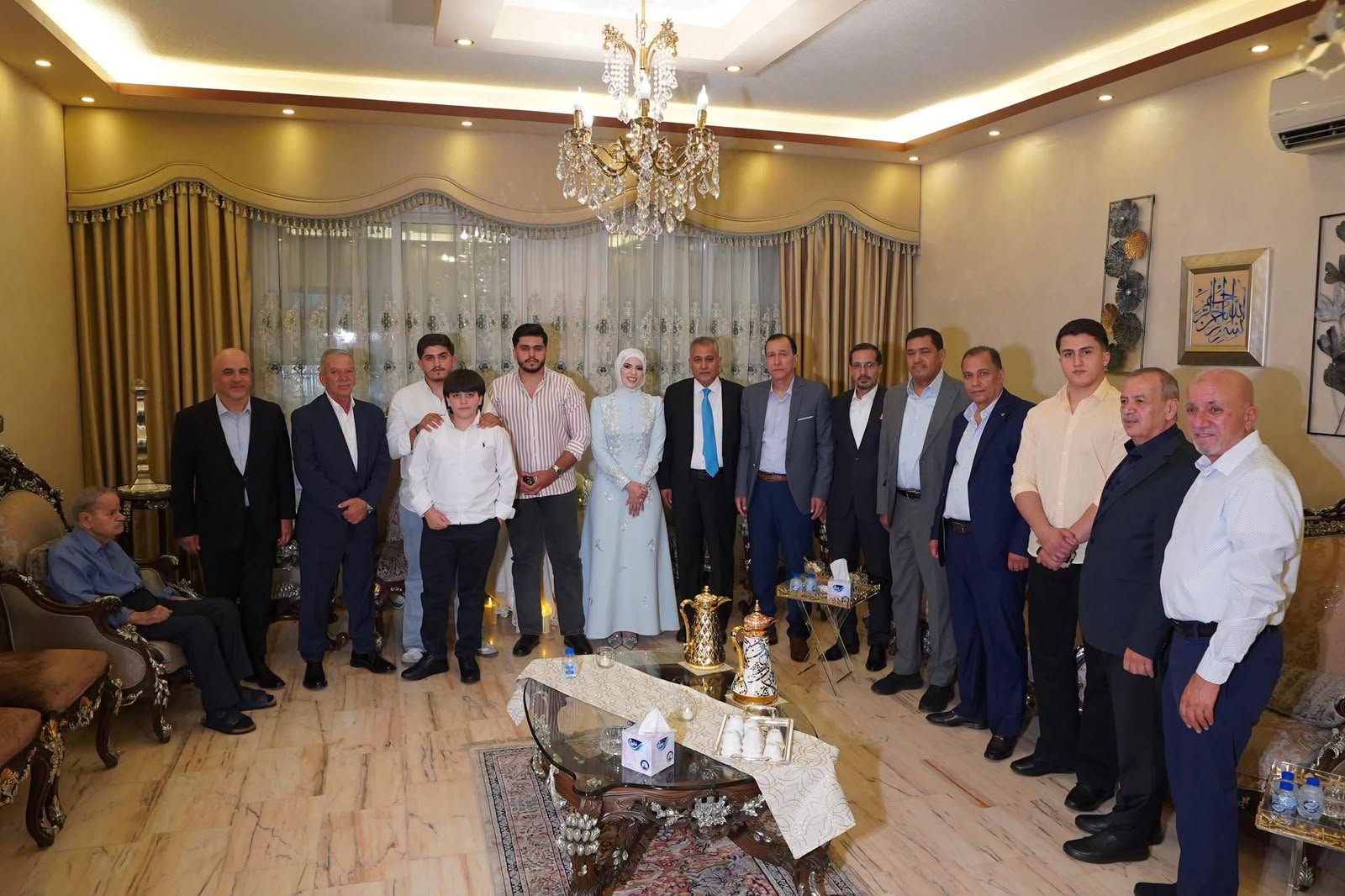 قراءة فاتحة النائب أحمد الهميسات على زميلته نور أبو غوش
