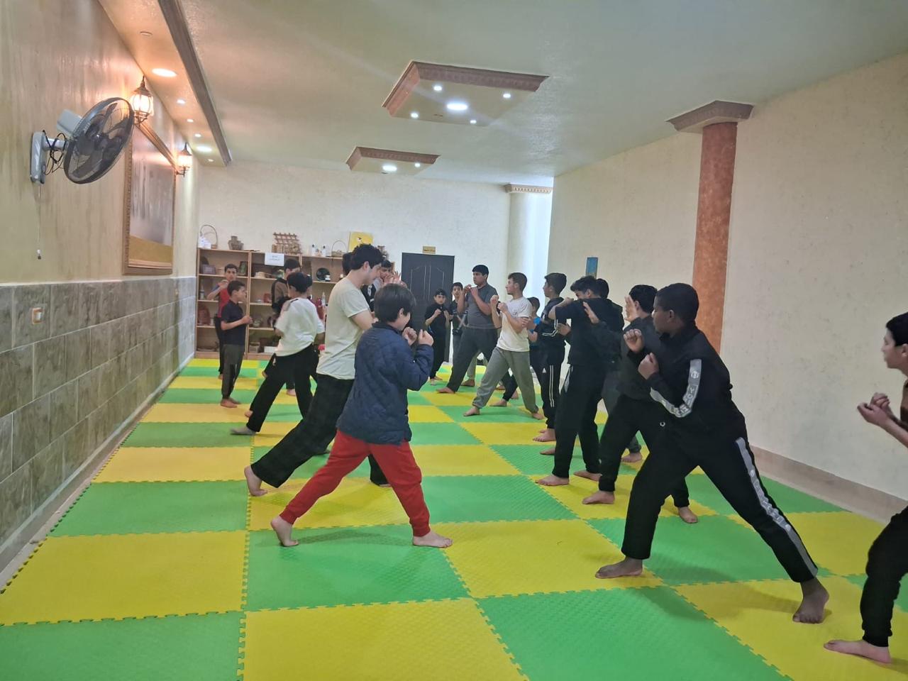 استمرار برنامج الجوجيتسو في مركز شباب وشابات سوف 