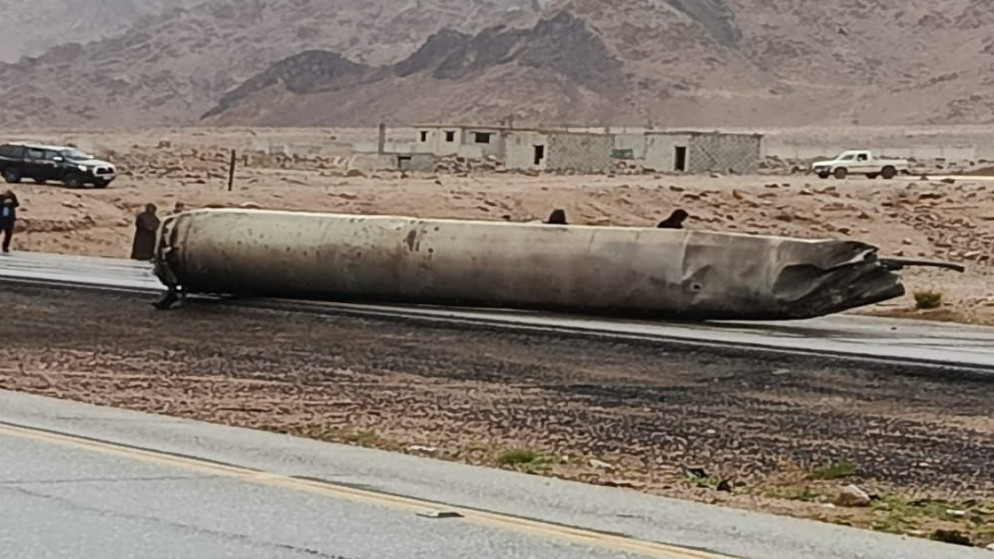 إصابة وأضرار جراء 8 حوادث سقوط شظايا صواريخ في الأردن