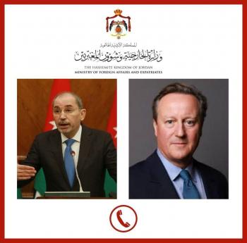 الأردن وبريطانيا يؤكدان ضرورة تطبيق قرار وقف إطلاق النار في غزة