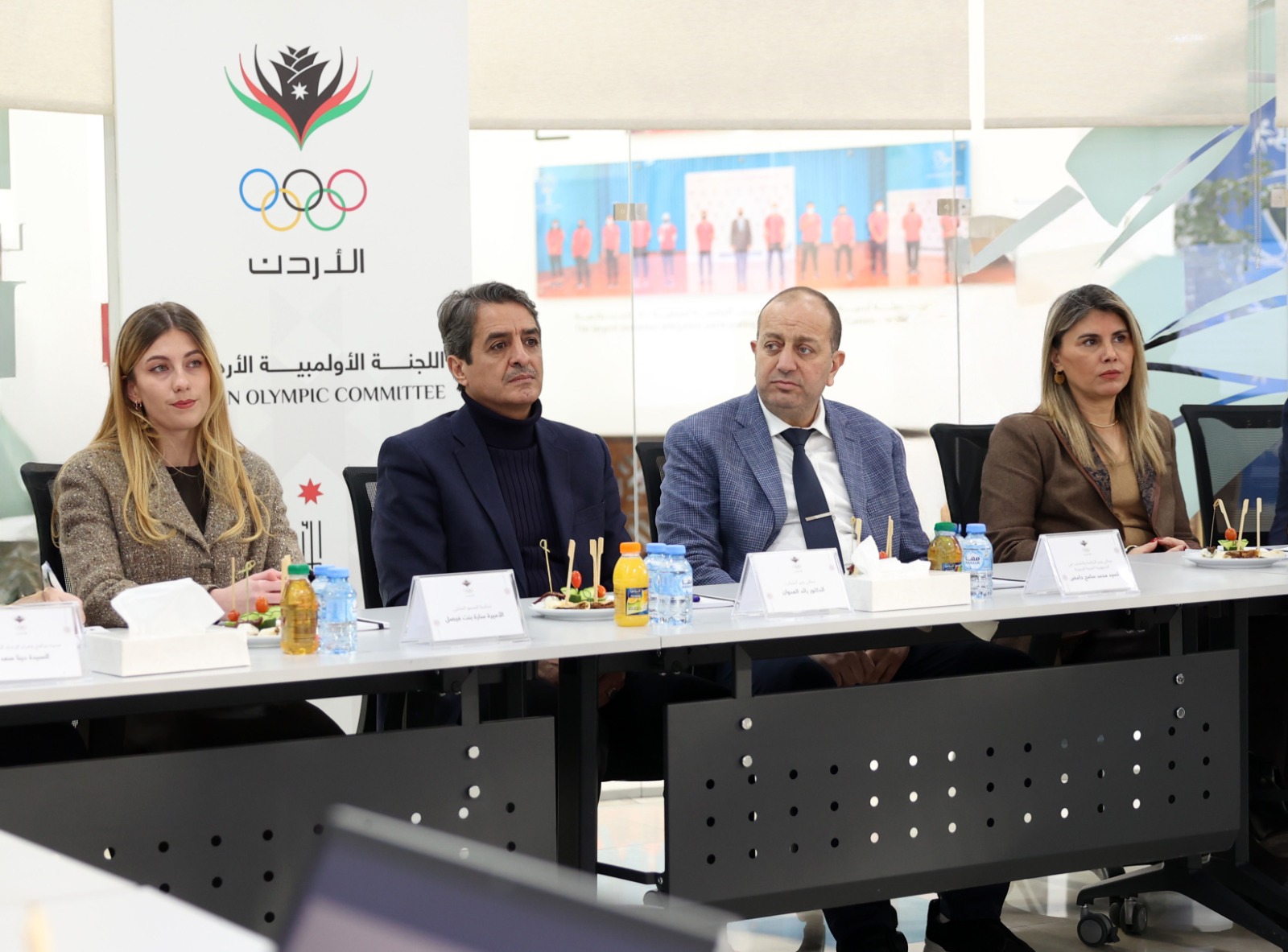 وزير الشباب السوري يزور اللجنة الأولمبية الأردنية