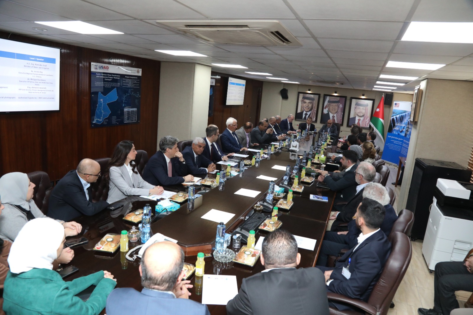 توقيع عقد ادارة مياه اليرموك لتحسين خدمات محافظات الشمال 