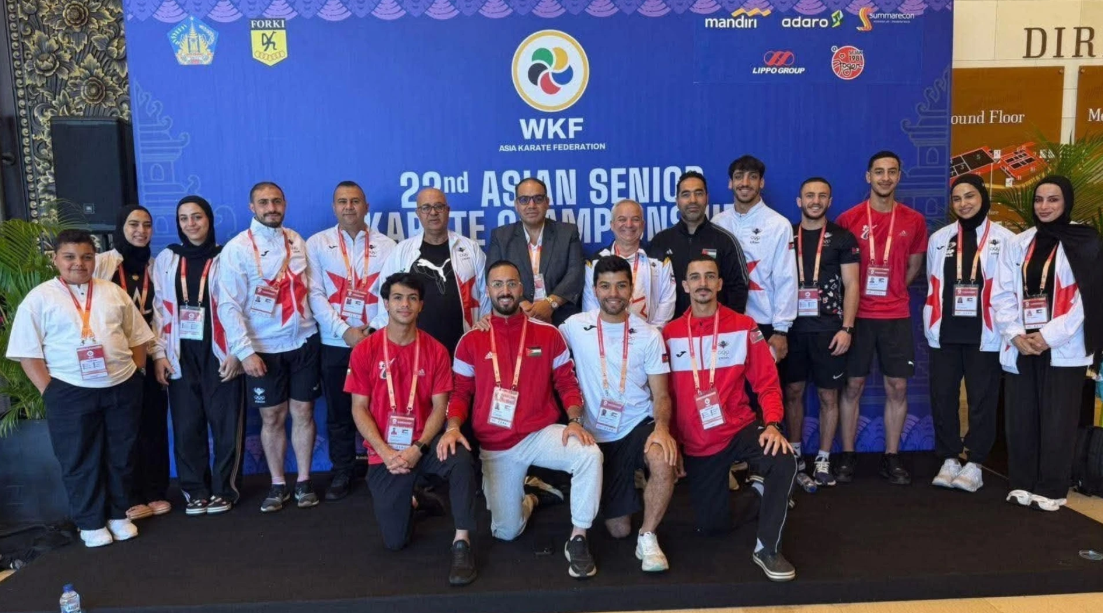 منتخب الكراتيه يشارك في بطولة آسيا للكبار