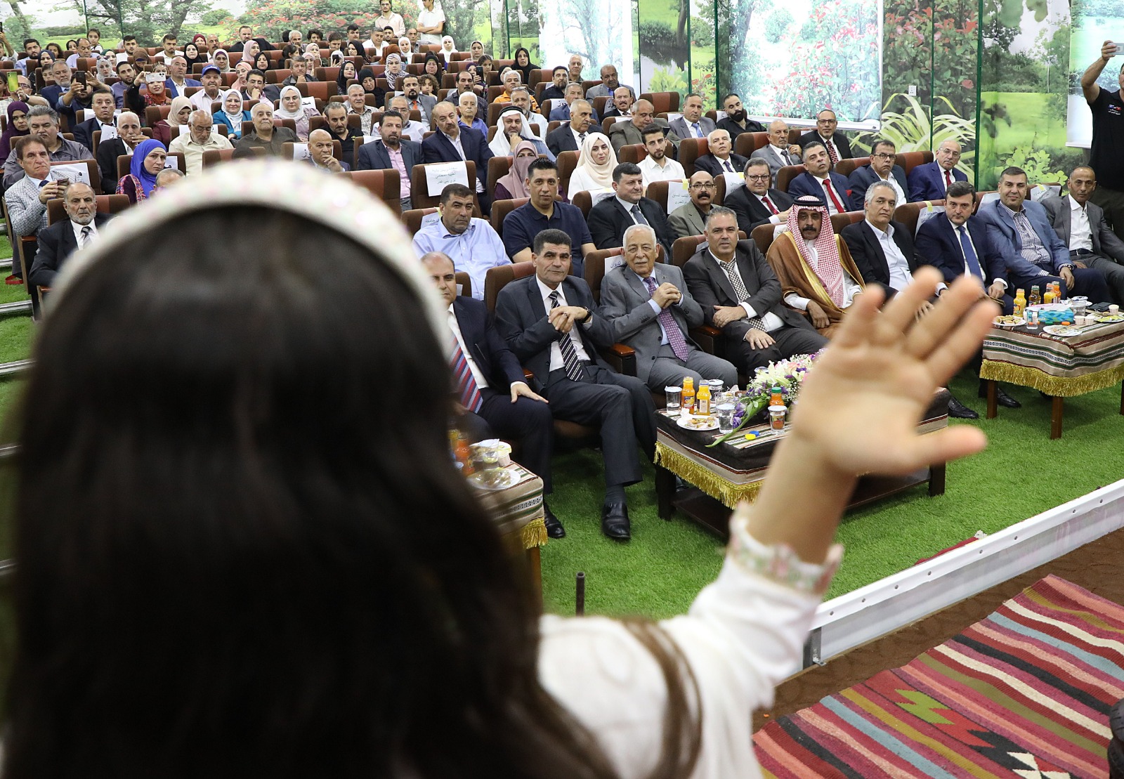 العيسوي يرعى احتفال المزار الشمالي بالمناسبات الوطنية