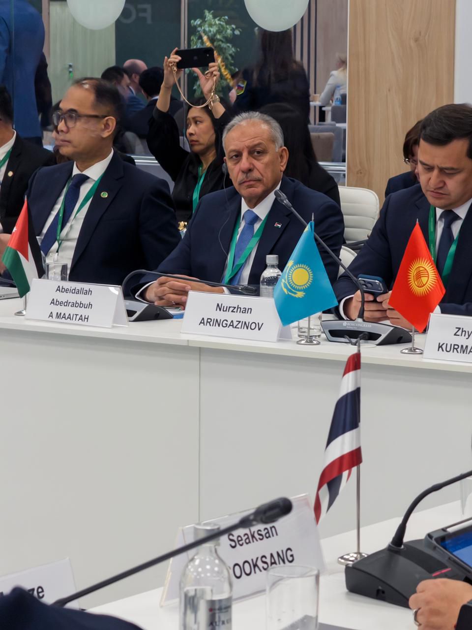 المعايطة في سانت بطرسبرغ: أهمية تعزيز التعاون الدولي في مجالات إنفاذ القانون والعدالة