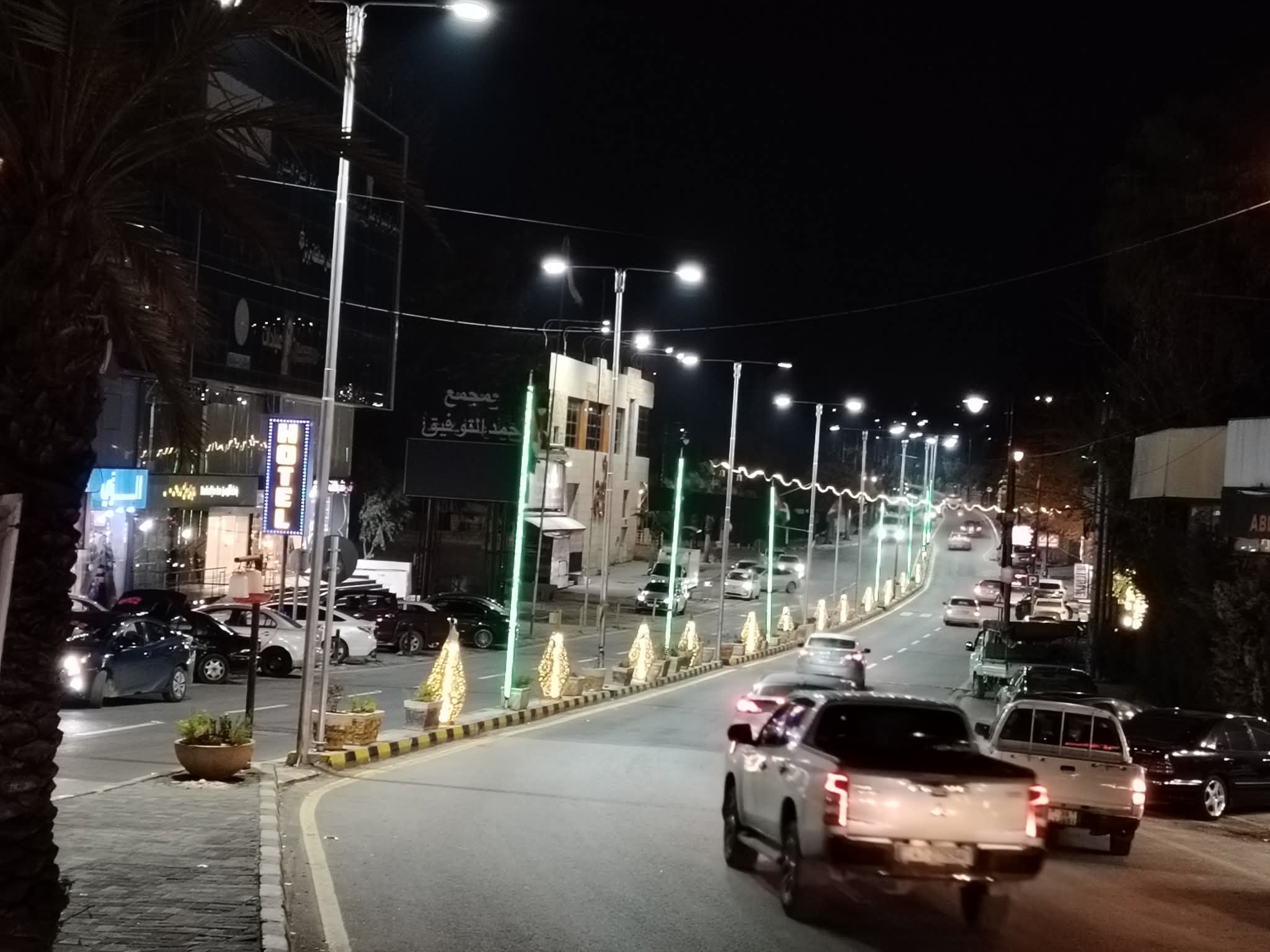 جرش تتزين احتفالا بعيد ميلاد الملك