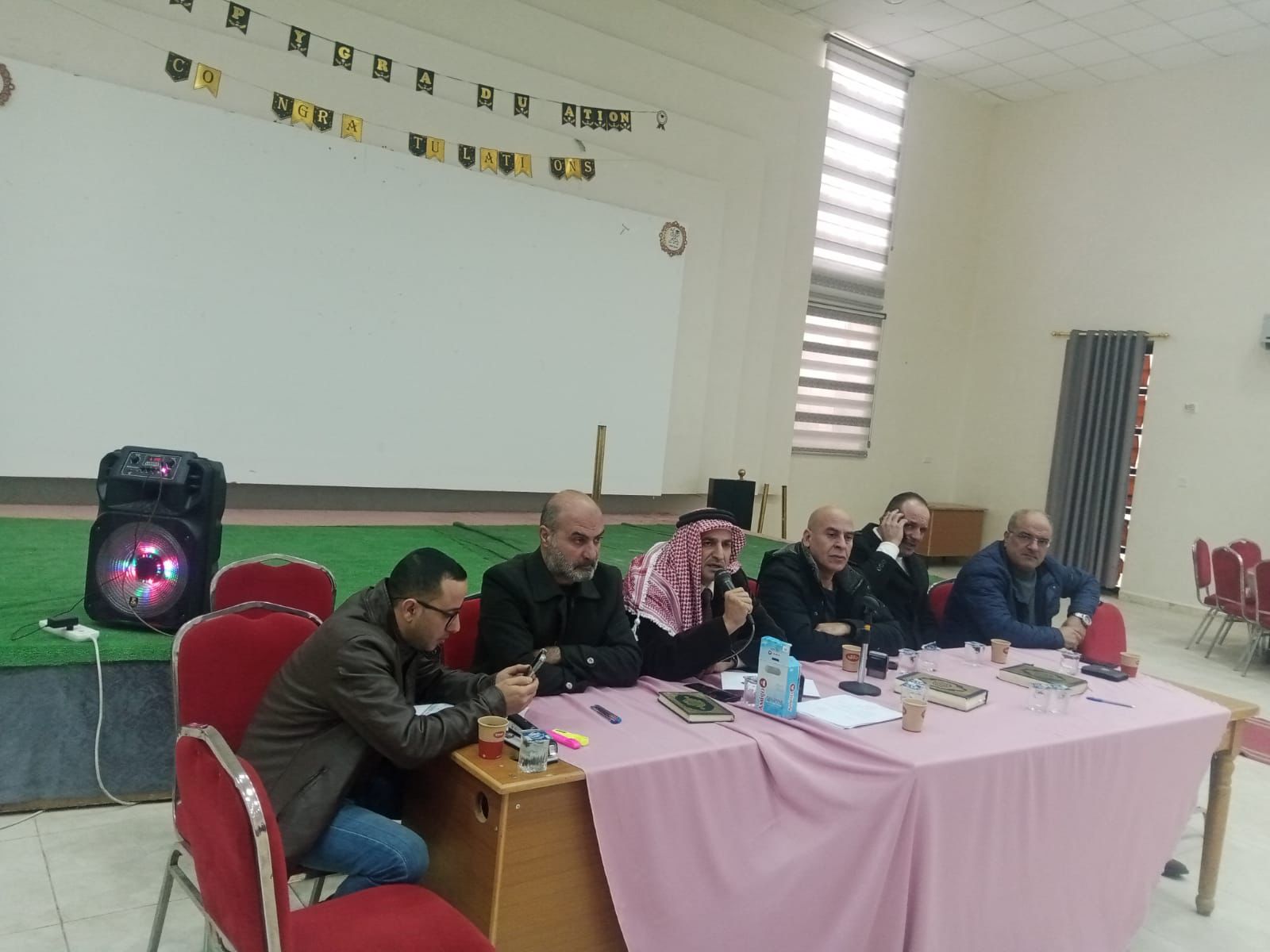 اللصاصمة يترأس اجتماع مراقبي الثانوية العامة 