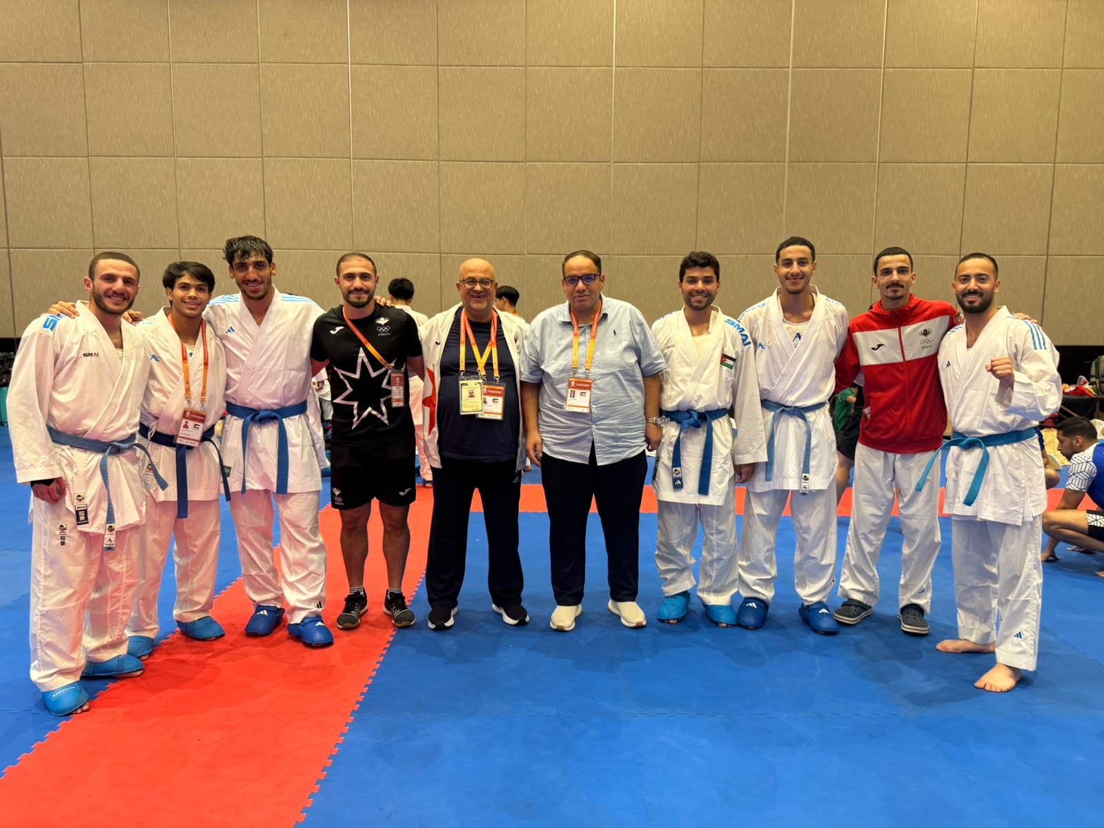 الأردن يواصل كتابة التاريخ ..  منتخب القتال الجماعي إلى نهائي بطولة آسيا للكراتيه للكبار