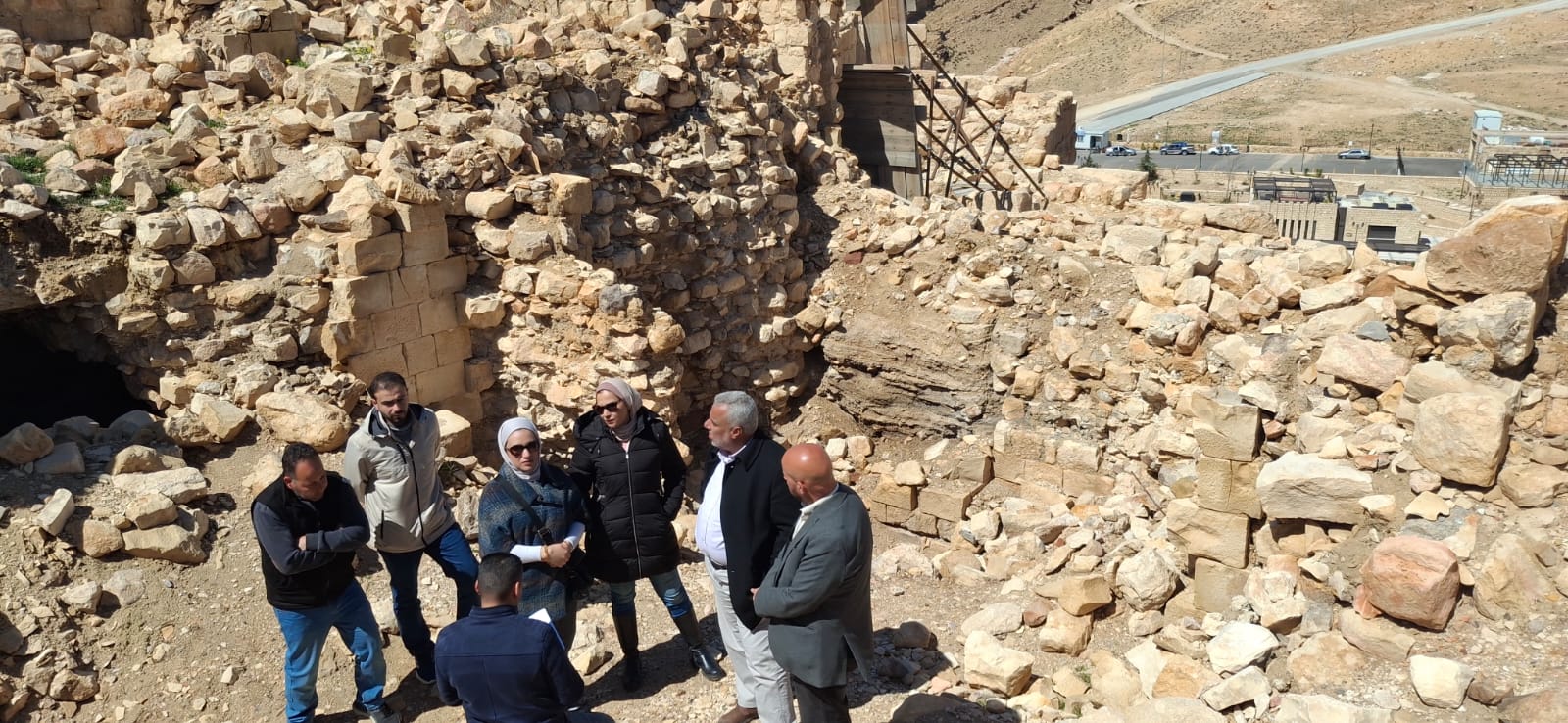 الآثار العامة تتفقد قلعة الشوبك وأذرح