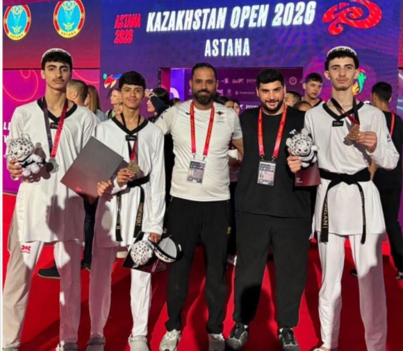 منتخب التايكواندو للشباب يحقق 4 ميداليات في بطولة كازاخستان