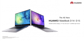 هواوي تطلق حاسوبيْ HUAWEI MateBook D 14 | D 15 المحموليْن مع معالج Intel في الأردن