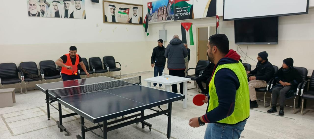 انطلاق بطولة الشطرنج وتنس الطاولة الرمضانية في مديرية شباب مأدبا