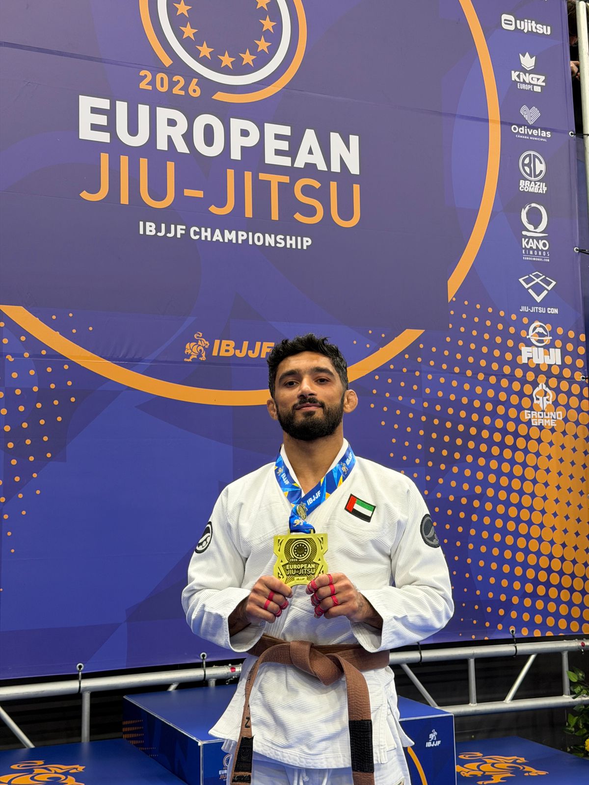 سلطان جبر يحصد برونزية بطولة أوروبا للجوجيتسو 2026
