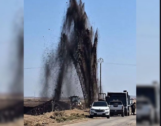 سوريا ..  اعتداء تخريبي يستهدف خط نفط بالحسكة