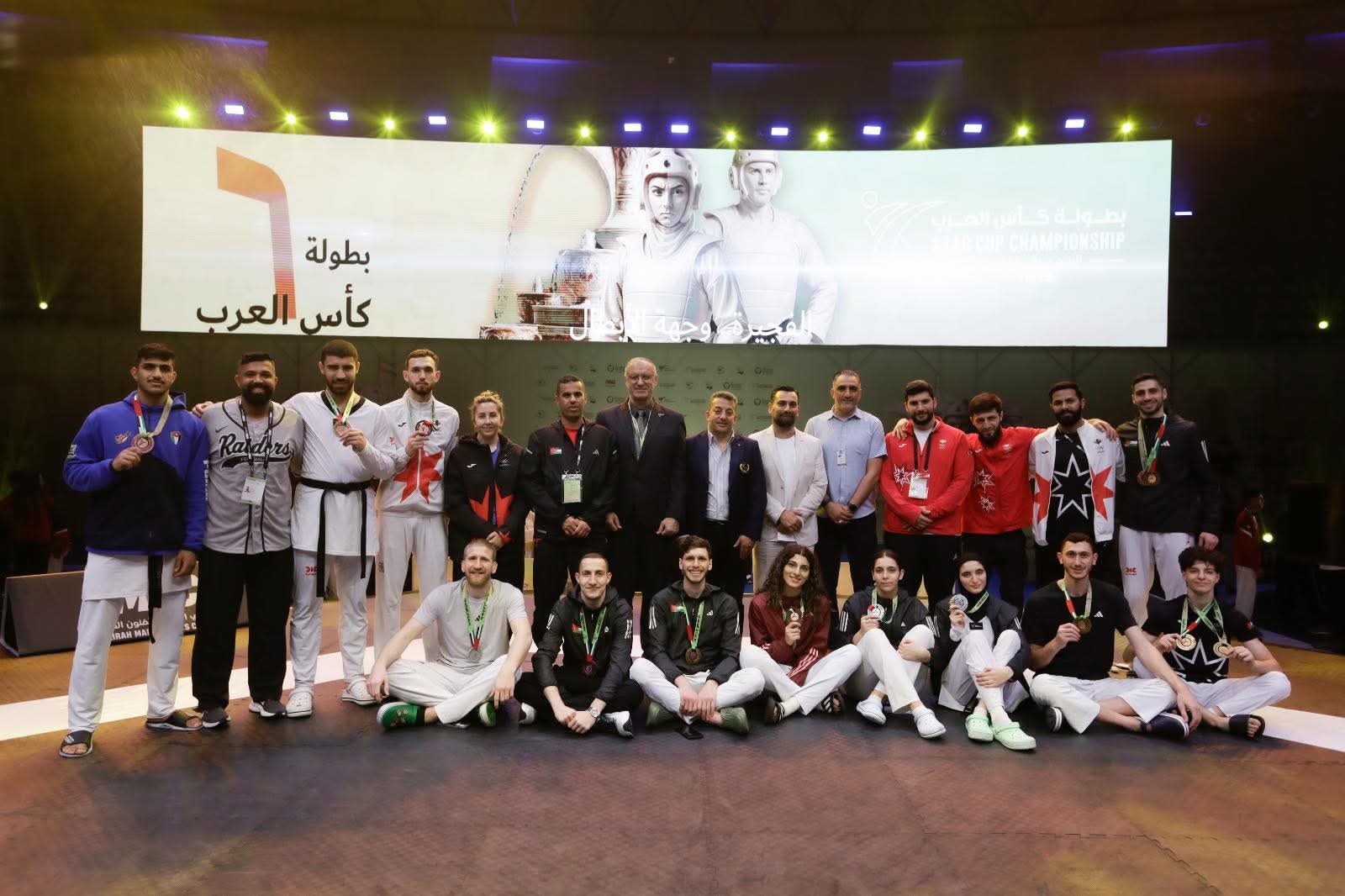 المنتخب الوطني للتايكواندو يحصد 8 ميداليات في كأس العرب 