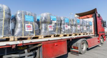 2000 طن مساعدات بريطانية دخلت غزة عبر الأردن 