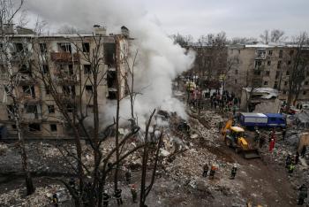 7 إصابات بهجوم صاروحي روسي استهدف خاركيف 