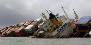 غرق سفينة شحن قبالة سواحل كوريا الجنوبية